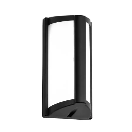 Outdoor Wet Location LED Wall Light, 7W, 570lm, 120-277V, 3000K|4000K, Black Polycarbonate