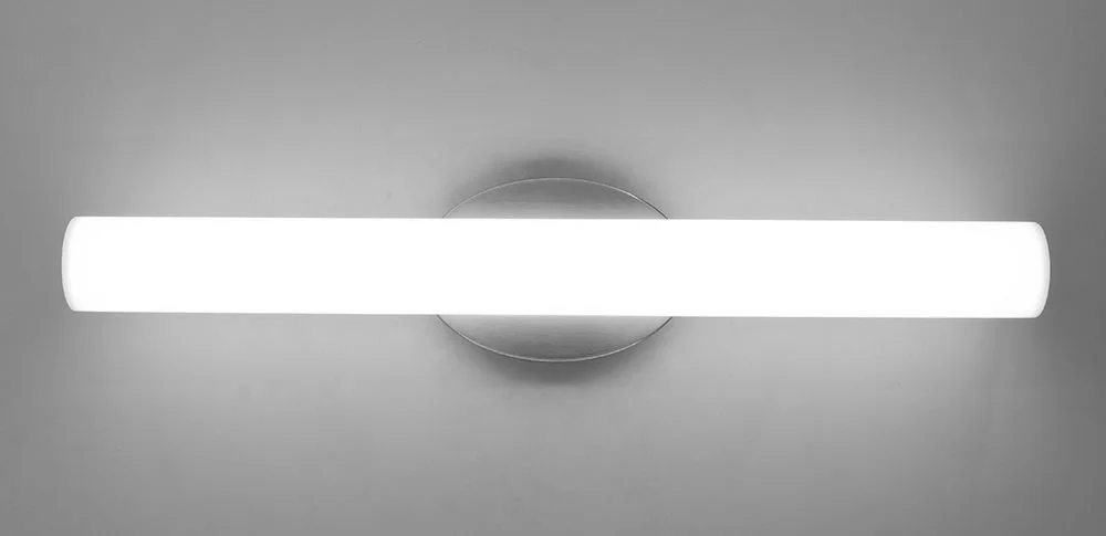 Oval-Back 360° Modern Vanity, Multi Color Temperature, Brushed Nickel - view 2