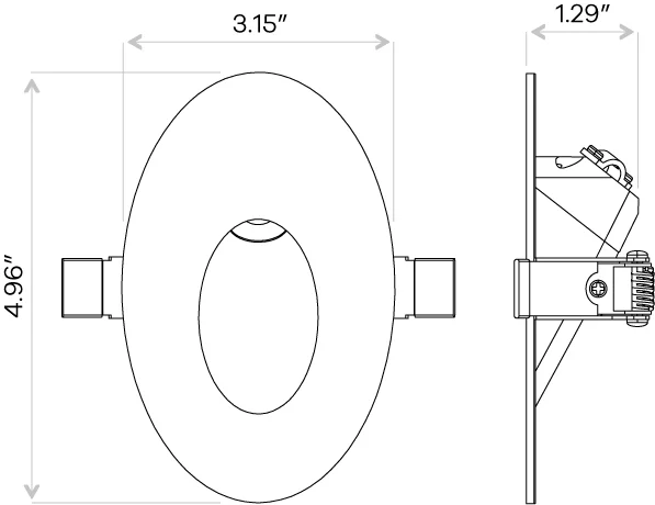 Goodlite Oval Clip-In Step Light - view 3