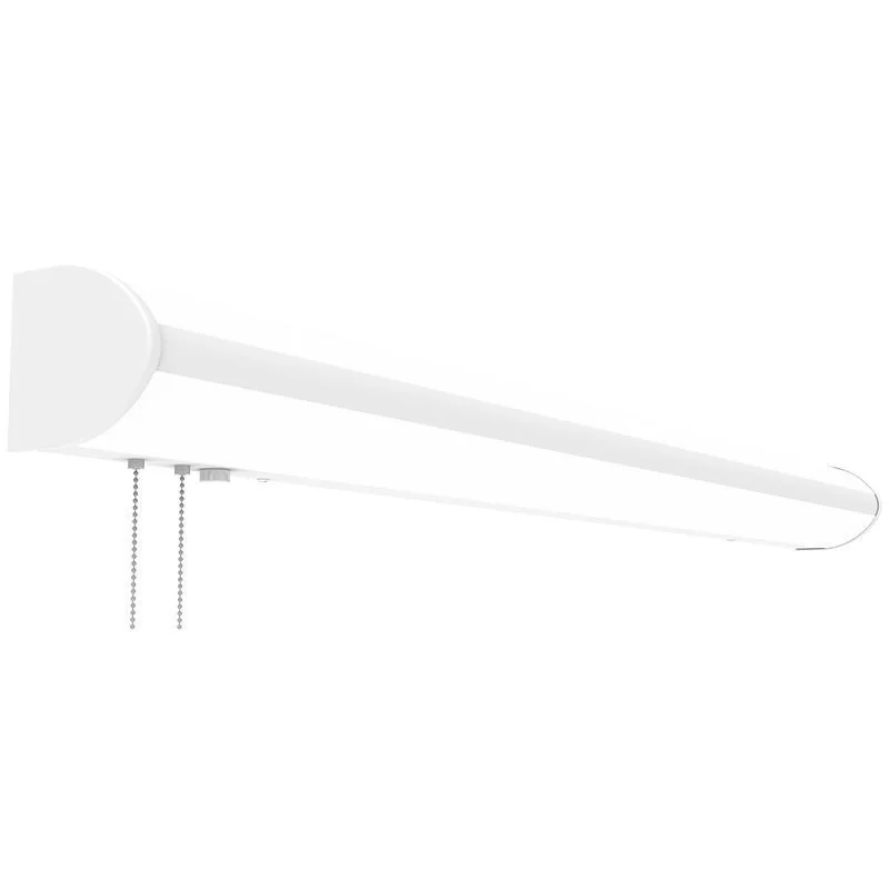 Patient Overbed Light 3FT 45W, 30W Down 15W Up, 40K, Pull Chains
