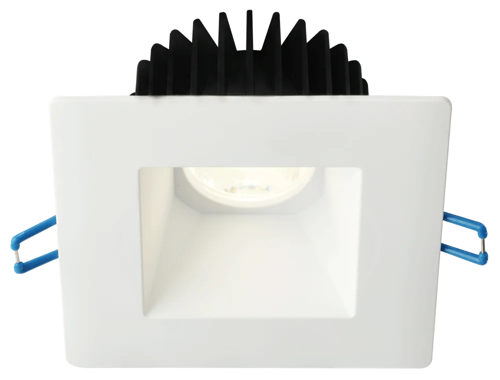 Polycarbonate Square, 4", White Trim, LD4S