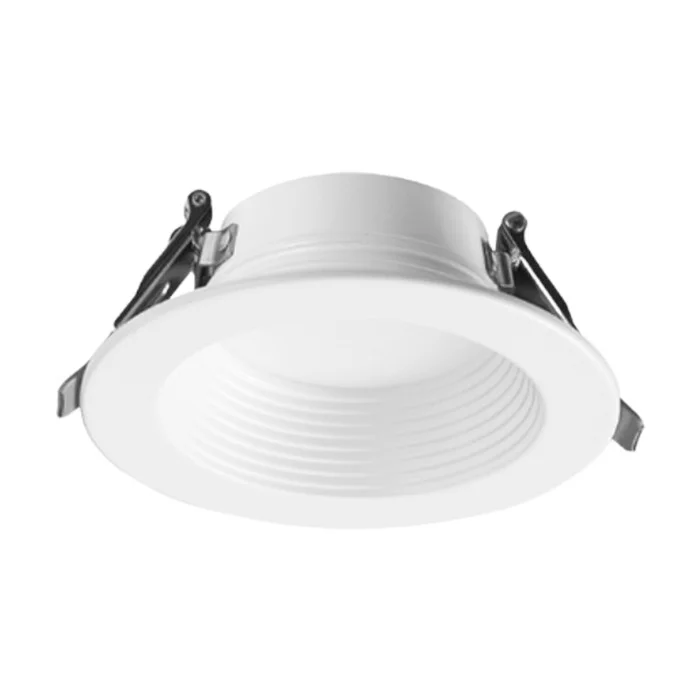 Portor Can-Less Downlight with Remote J-Box and CCT Selector, 4" Aperture, 10W, 5CCT, 120-277V, 2nd Generation