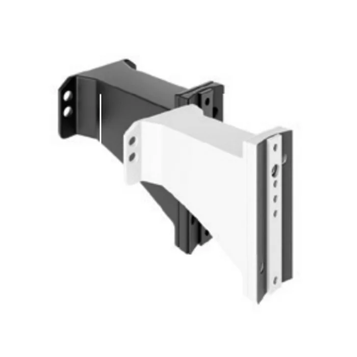 Portor Industry Straight Arm Mount, Square Pole, White