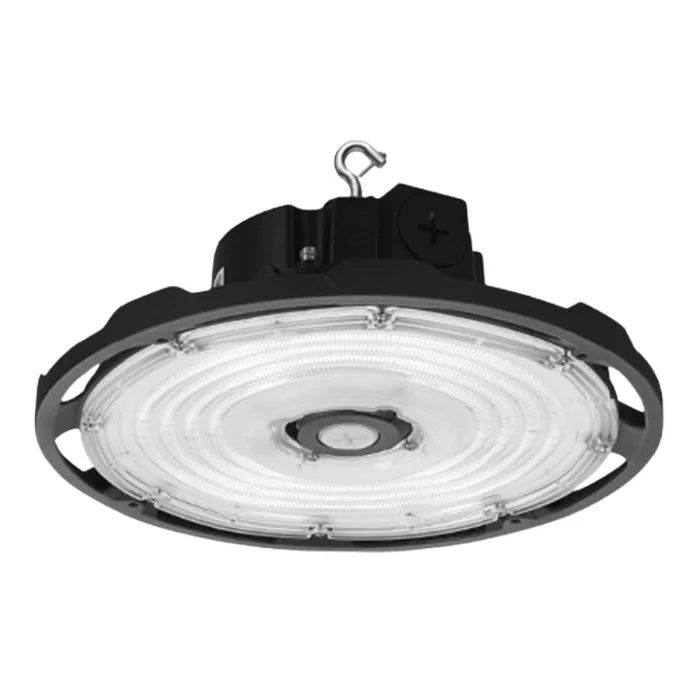 Portor PT-RHBE Economy Round High Bay, 150W, 4000K/5000K, 120-277V, 0-10V Dimming, IP65