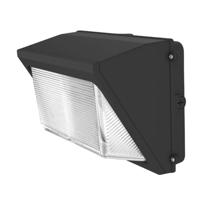 Portor PT-WPH-3CP-4 Half Cut-Off Wall Pack, 120W Max, 3-CCT Selectable 3000K/4000K/5000K, Bronze, Integrated Photocel...