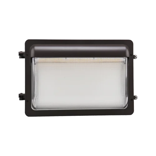 Portor PT-WPS-100-3CP, 80W|90W|100W, 3000K|4000K|5000K, Semi Cut-Off Slim Wallpack with CCT and Wattage Selector, Int...