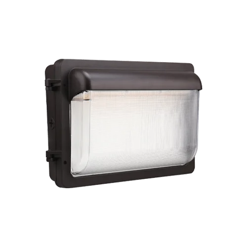 Portor PT-WPS Series Semi Cut-Off Slim Wallpack, 60W Max, 40W|50W|60W Selectable, 3000K|4000K|5000K CCT, Integrated P...