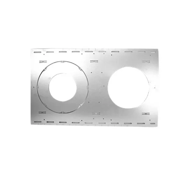 Power and CCT Adjustable Commercial Recess Light Rough-In Plate