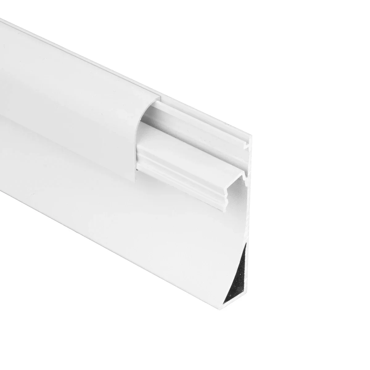 Premium Extrusion, Baseboard, 2 Meter, White Finish
