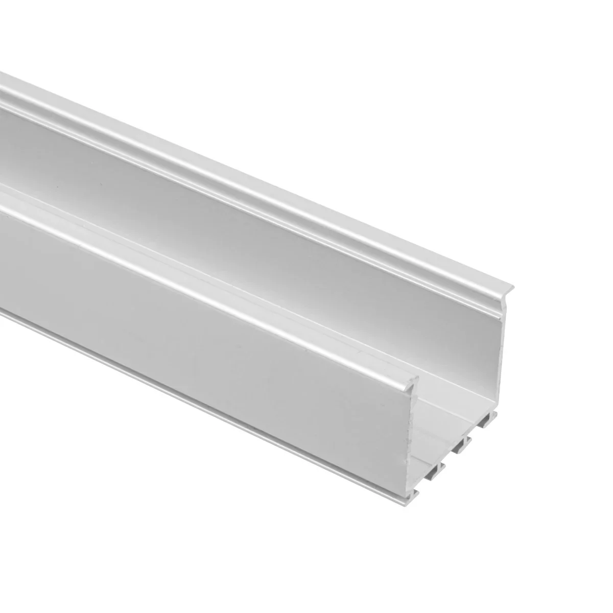 Premium Extrusion Mini Flange Slot Channel, Recessed Mount, 2 Meter
