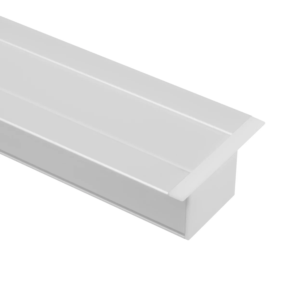 Premium Extrusion, Standard Flange Slot, Recessed Mount, 2 Meter - view 2