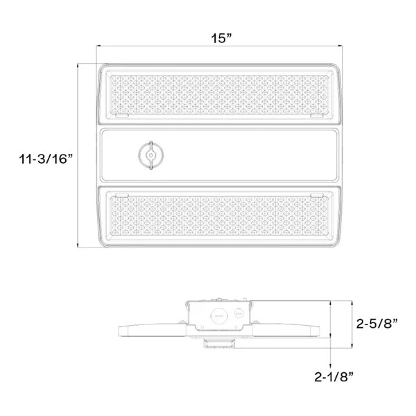 ProLED Select Compact Linear High Bay, Size 1, Lumen Selectable 14600/17100/19500, Color Selectable ...