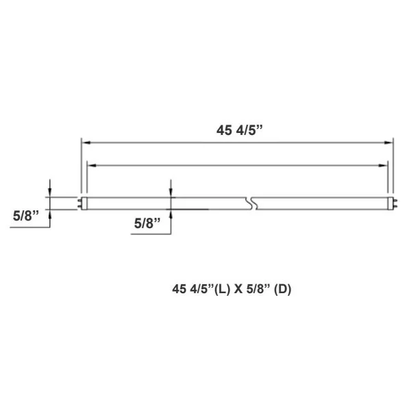 PVT5-4FT-24W-40K-F Type A+b Glass+film - view 2