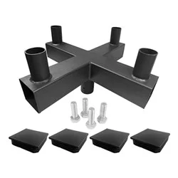 Quad 90° Horizontal Tenon Adapter, Model QT90-4T-D