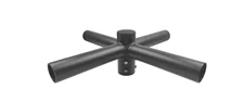 Quad Spoke Bracket 90° Arms, 2-3/8" O.D. Vertical Tenon, 4 Fixture Mount