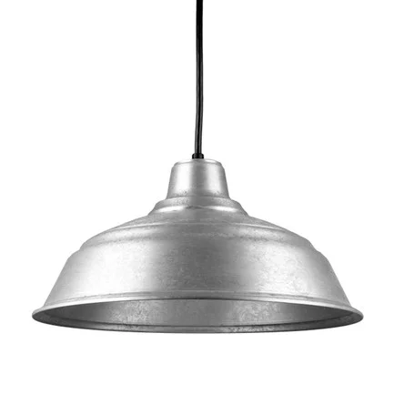 Quick Ship Classic Warehouse Shade Cord-Hung Pendant, 17" Shade - view 2