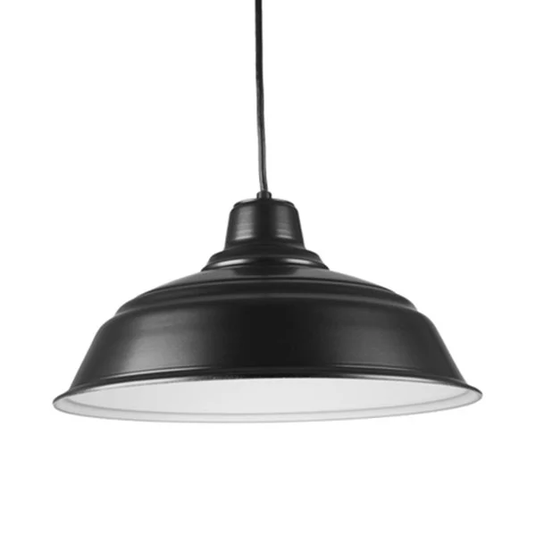 Quick Ship Classic Warehouse Shade Cord-Hung Pendant, 17" Shade - view 4