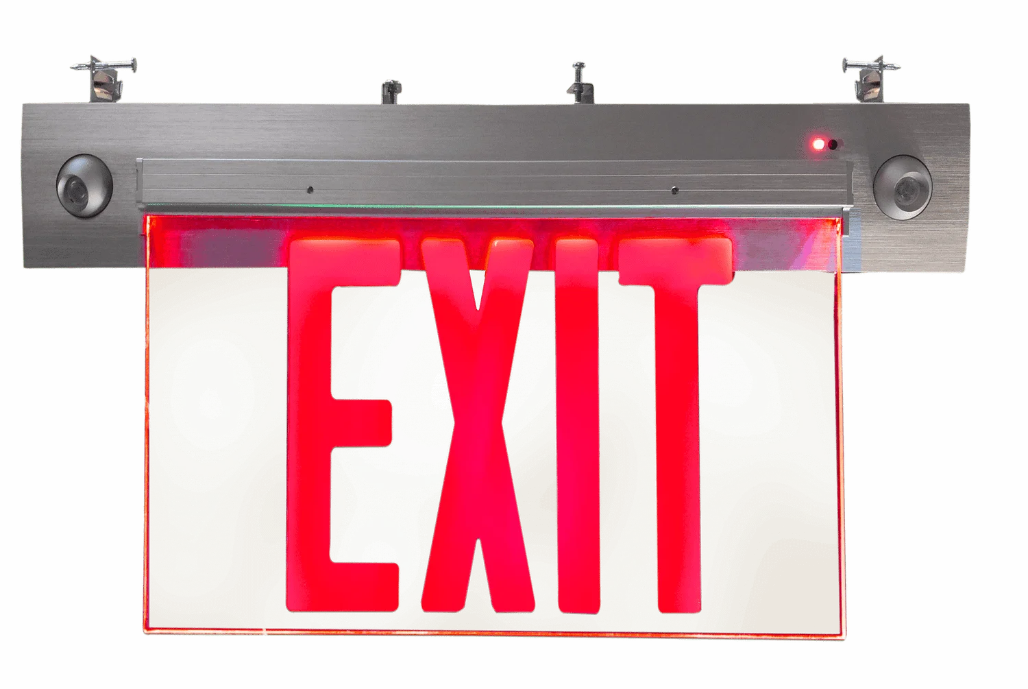 Recessed Edge-lit Exit and Emergency Light Combo, RXEL36