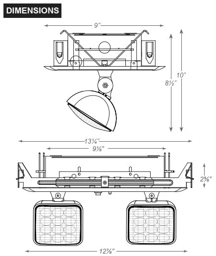 Best Lighting Recessed LED Steel Emergency Unit - view 2