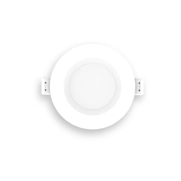 Recessed Mini Panel, Round Baffled Trim with 5 Selectable CCT