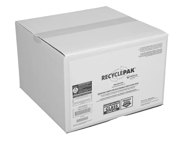 RecyclePak Medium Electronics Recycling Box, 10/Case
