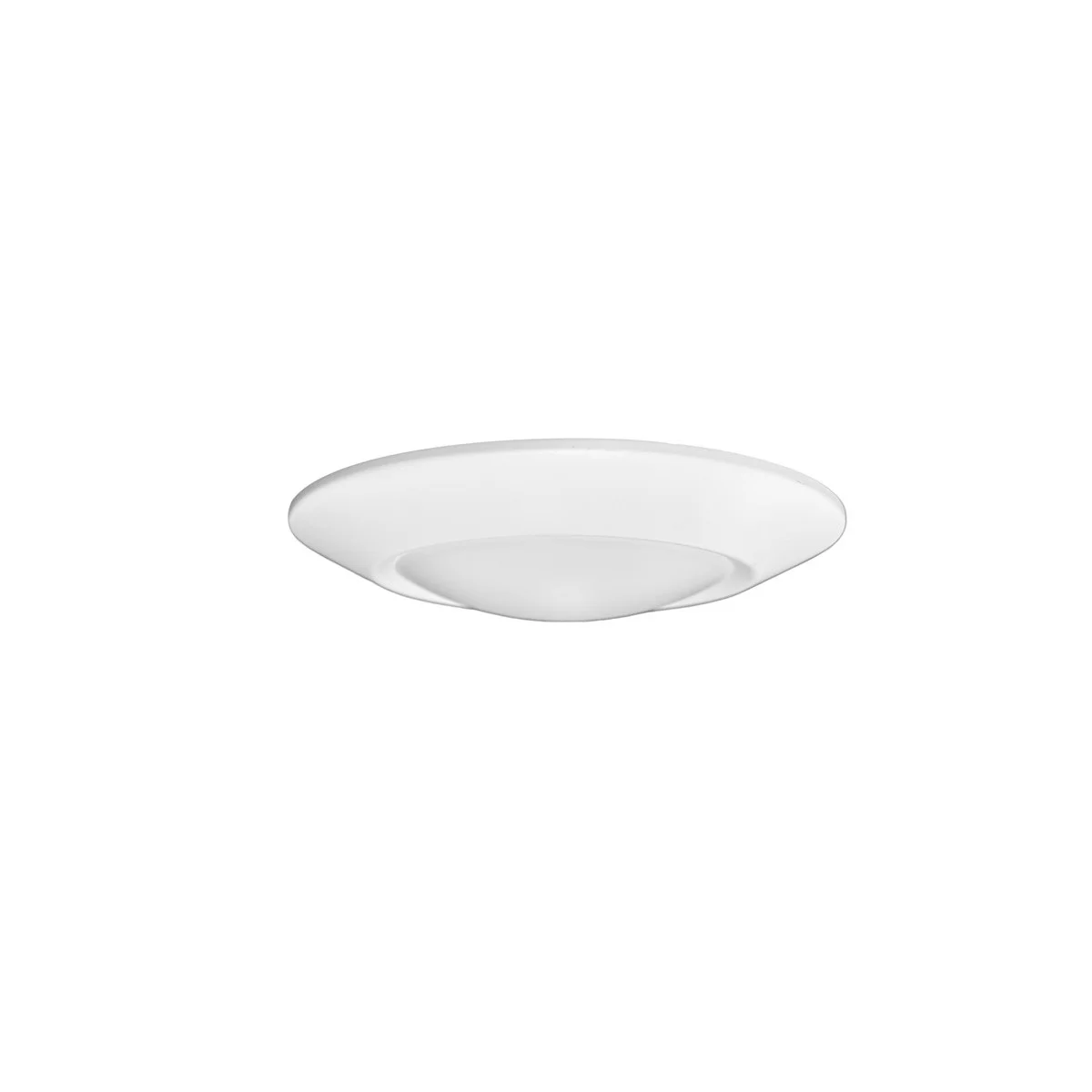 Regressed 13" 5CCT LED Disk Downlight, White Finish, 24W, 120V, 2700K|3000K|3500K|4000K|5000K