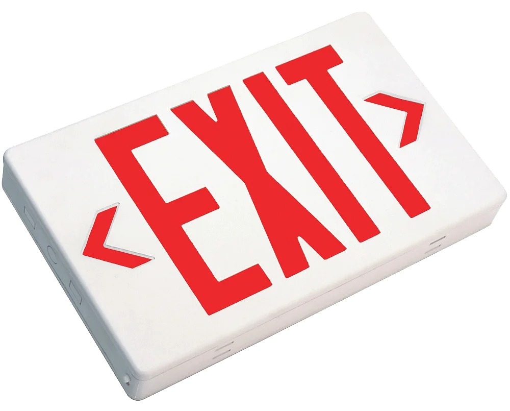 Remote Capable Thermoplastic Exit Sign, Single/Double Face