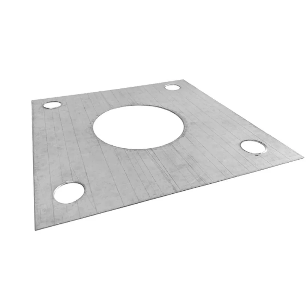 Replacement Anchor Bolt Positioning Plate, 10'-25' Round Steel Pole, Kit with Anchor Bolts