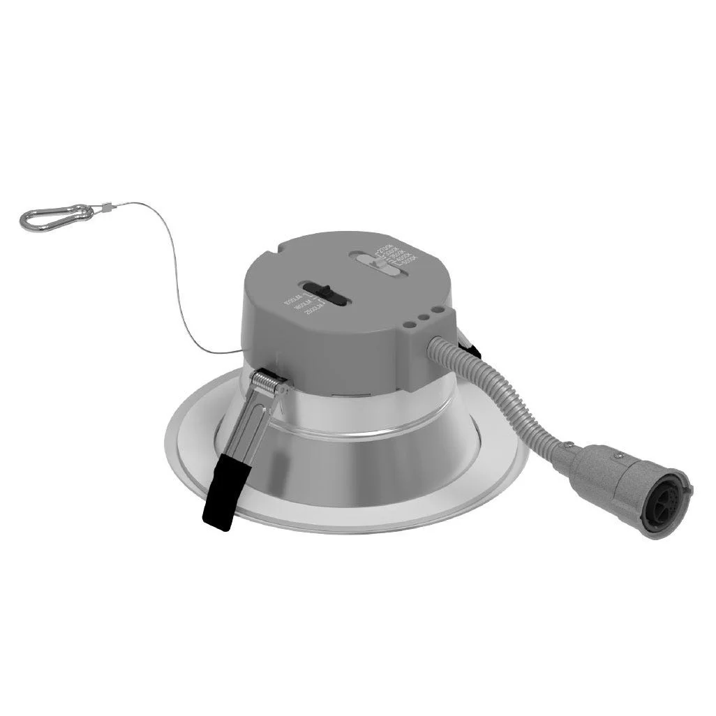 Retrofit Commercial Downlight, 6", Emergency Battery Ready, Lumen Selectable, Color Selectable 2700K...