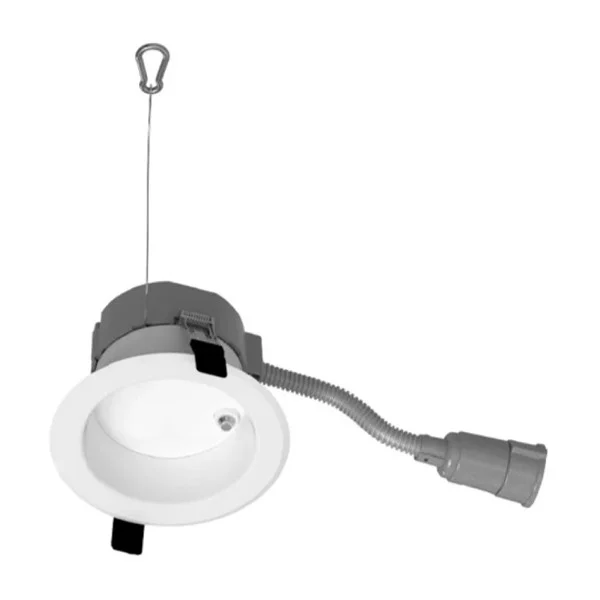 Retrofit Commercial Downlight with Emergency Battery Backup, 4", Lumen Selectable, Color Selectable 2700K|3000K|3500K...