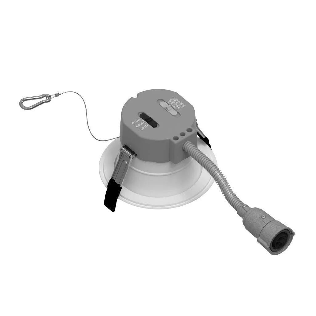 Retrofit Commercial Downlight with Emergency Battery Backup, 4", Lumen Selectable, Color Selectable ...