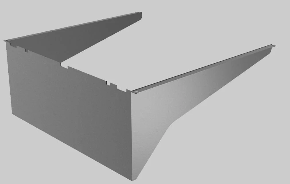 Reversible glare shield | Bronze | Used on Series 2 area lights | Medium housing