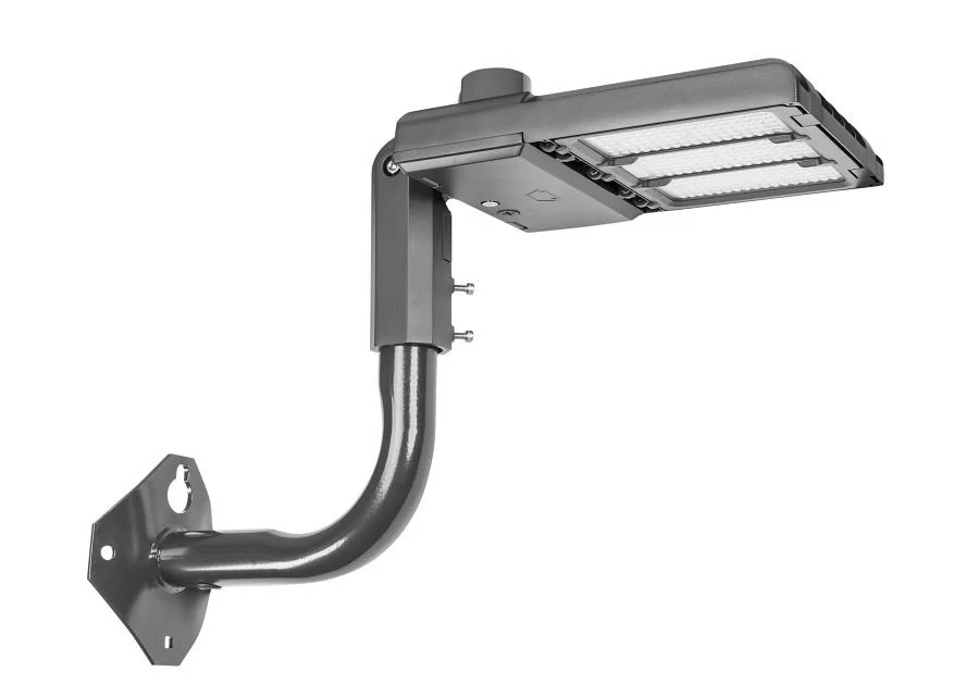 Right angle bracket | 11in | Bronze | For wood pole mounting | Compatible with 2 3 / 8 in slipfitter mounts - view 2