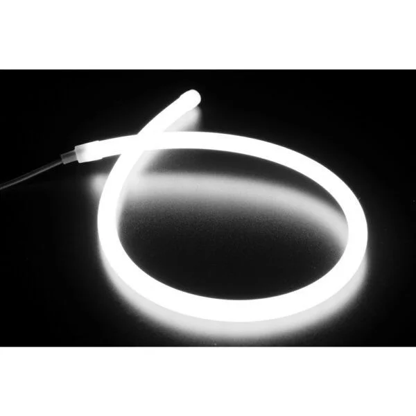 Round 8mm 3D Bendable LED Neonflex, 24V, 2.4W/ft, IP67, 16FT - view 2