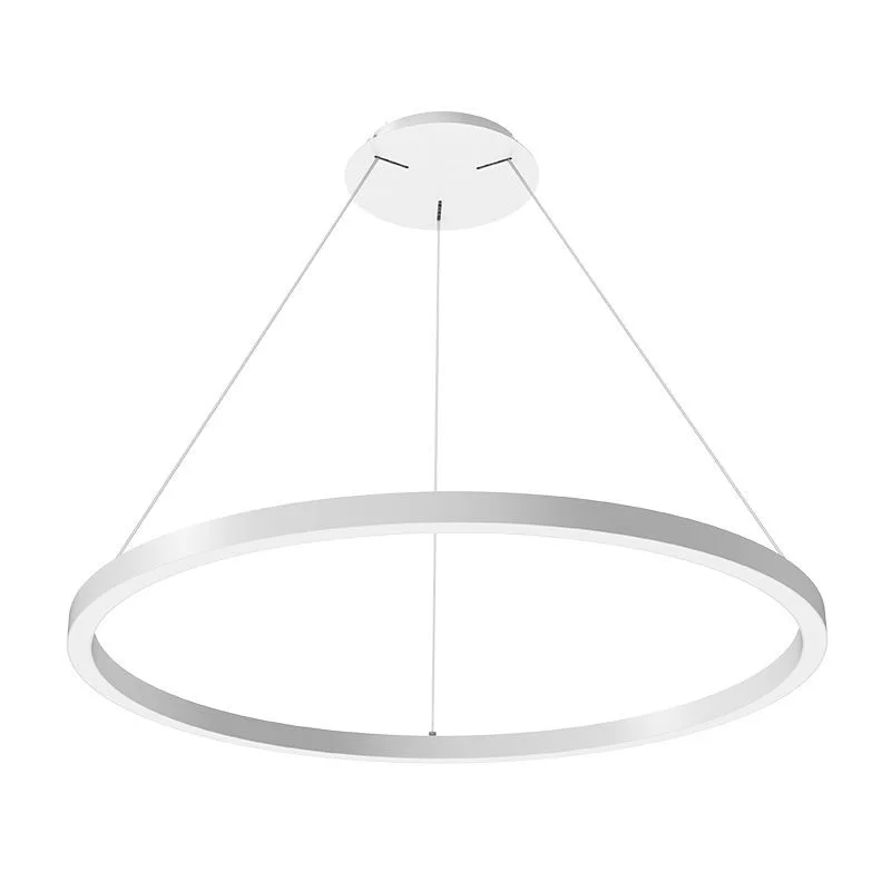Round Chandelier 48in, 80W Up 80W Down Light, Separate Controls, Power and CCT Adjustable