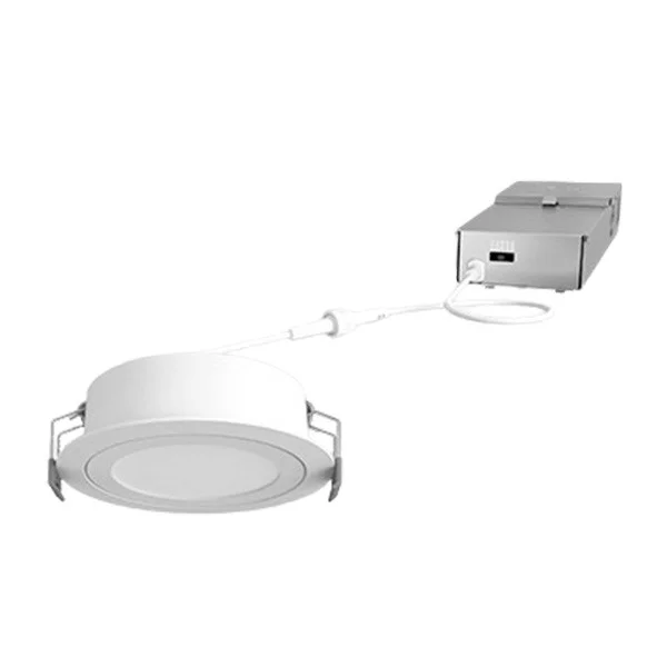 Round Gimbal, 4", 600lm, Selectable CCT 2700/3000/3500/4000/5000K, CRI 90+