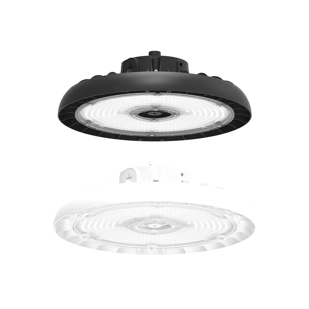 RB5 Large Round High Bay, 26,000/30,000/36,000 Lumen Select, Clear Lens, CCT Selectable 3500K, 4000K, 5000K