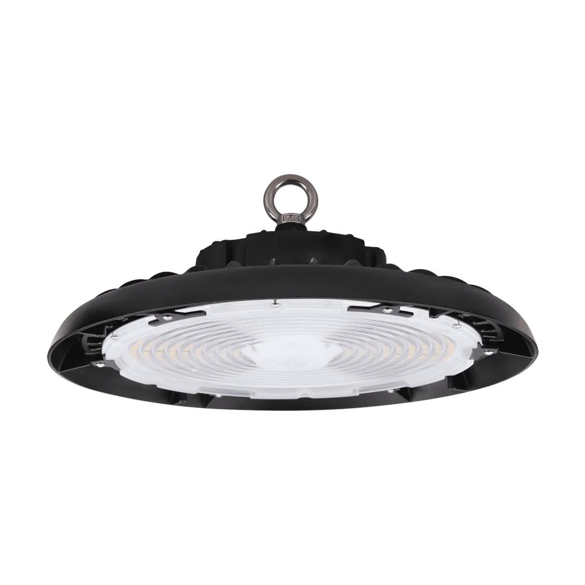 Round High Bay, PowerSet 240/200/180W, Field-Selectable CCT 35/40/5000K, 120-277V, Black