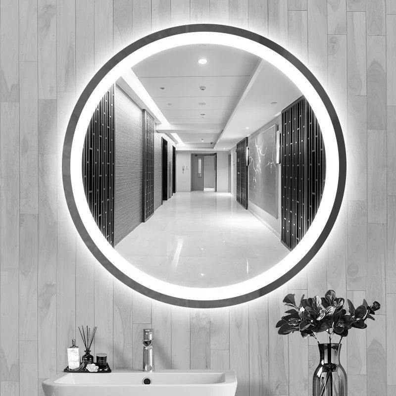 LED Mirror and Cabinet, 18 Inch Round, 40 Dimmable, Multi-Color Temperature, Defogger - view 3