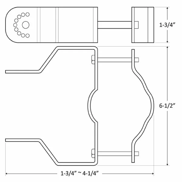 Westgate Manufacturing Round Pole Mount for SOLF-17W - view 3
