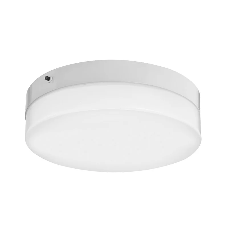 Round Puff Ceiling Fixture, 17W, 3000K, 3500K, 4000K, Bi-Level Lights with Built-in High Frequency Sensor