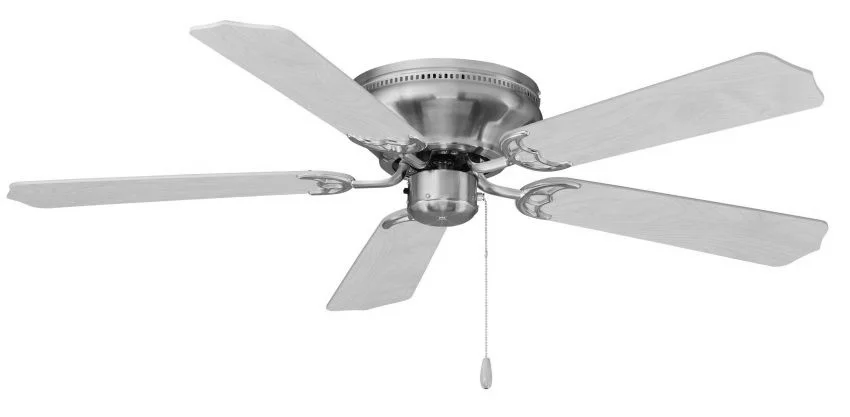 Royal Knight Hugger Ceiling Fan, 52" Sweep, 5-Blade, Oil Rubbed Bronze/Walnut, 120V - view 2