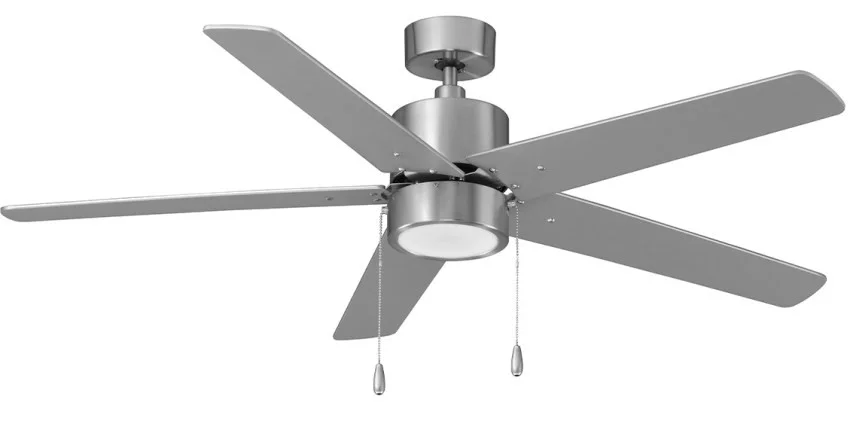 RP Lighting 1065LED Aldea V Ceiling Fan, 52", Integrated LED Light Kit, 16W, 3000K, 90 CRI, 120V, No Pull Chain - view 3