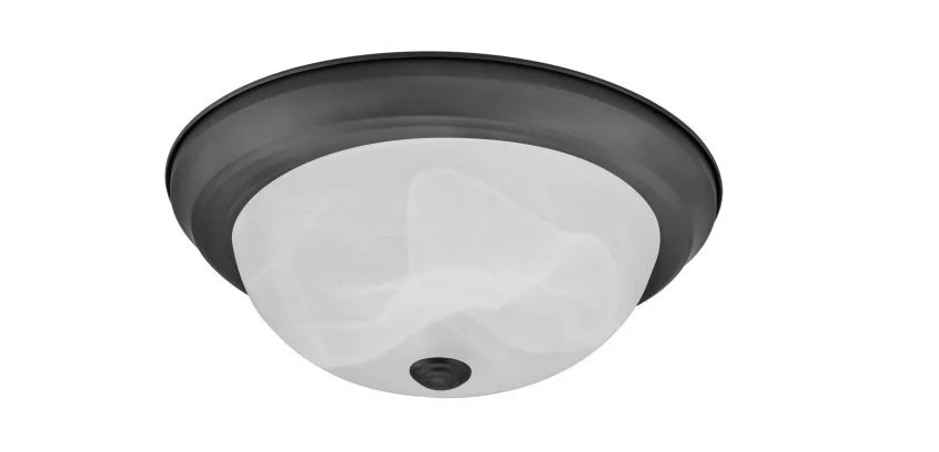 RP Lighting and Fans 4347 Dome Ceiling Mount, Oil Rubbed Bronze, 11", 3000K - view 2