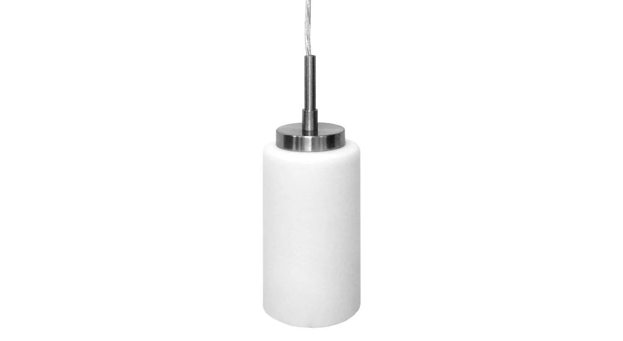 RP Lighting and Fans 4430-1 LED Pendant Light, Brushed Nickel, 8W, 600lm, 3000K, Triac Dimmable
