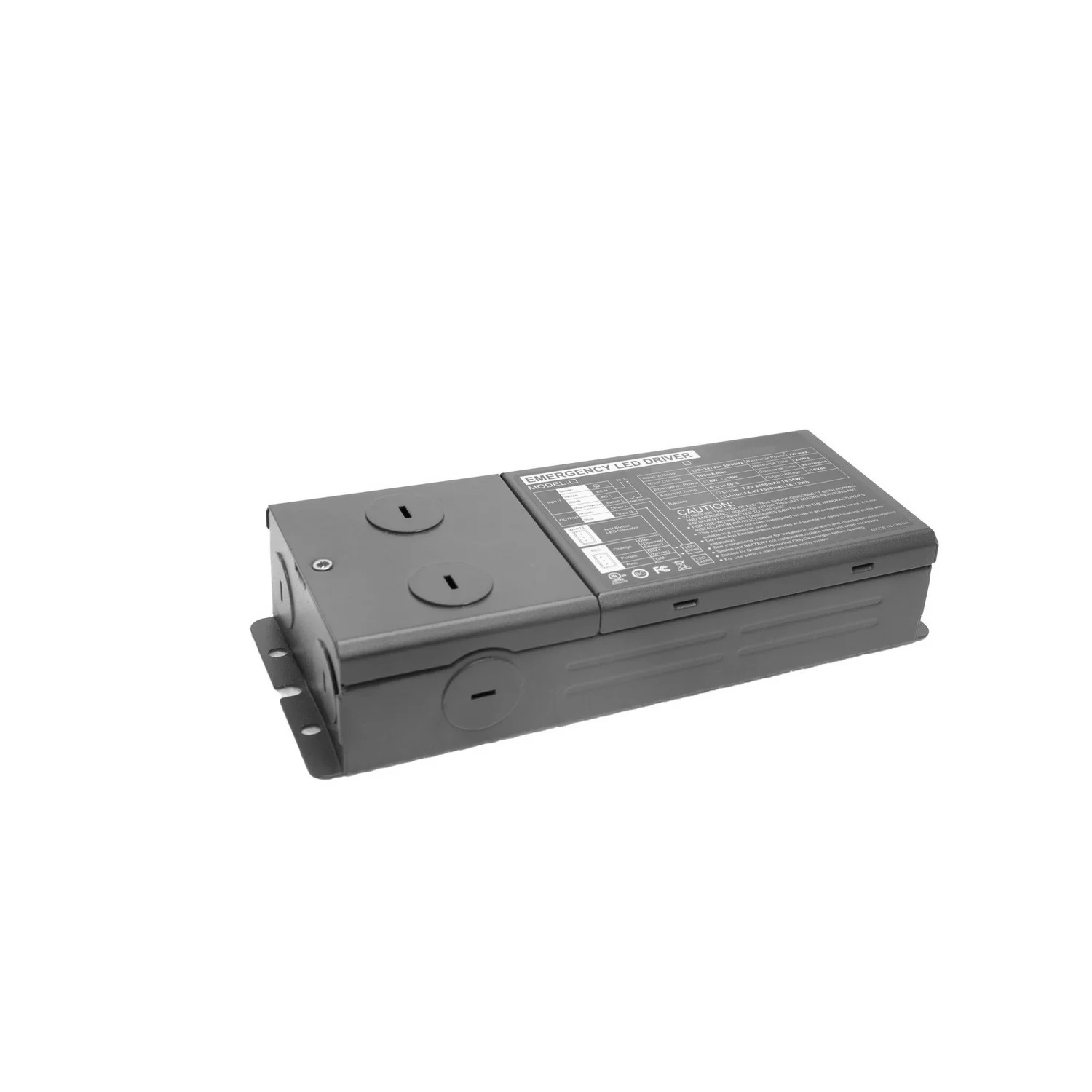 RP Lighting and Fans 4788EM EM Battery Pack, 8W, 120V-277V, Red Finish, Damp Rated