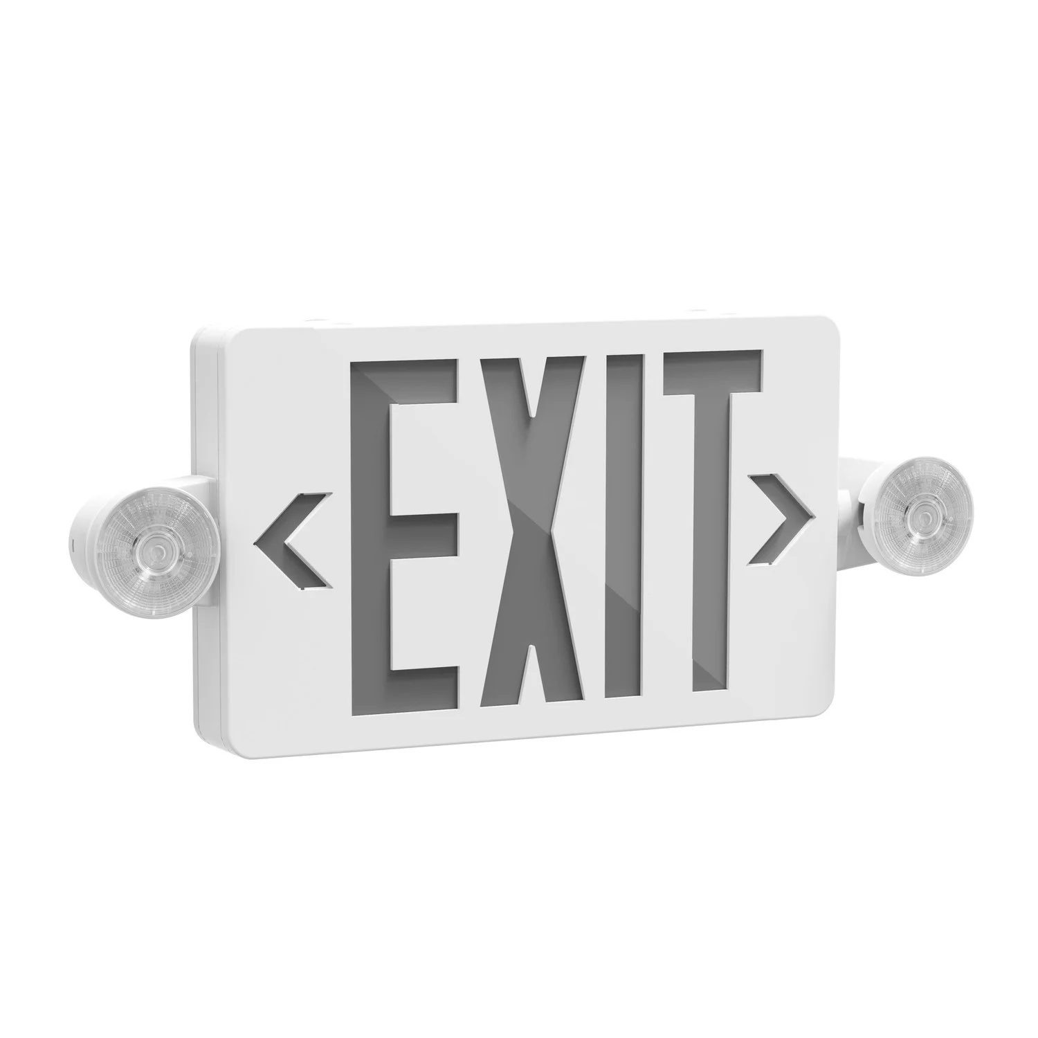 RP Lighting and Fans RXEL42RGW Turner Dual Color LED Exit Sign, Red/Green Selectable