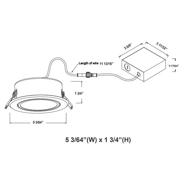 RSL4 Ultra Slim Recessed Light, 4" Round, Multi CCT - view 2