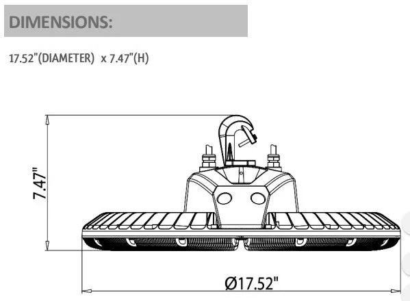 Westgate Manufacturing Saturn LED High Bay, 150W-200W - view 2