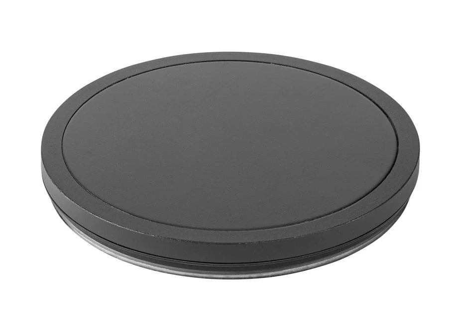 Screw-on blocking cap | Bronze | For use on 6" Sentinel wall mount cylinder fixtures